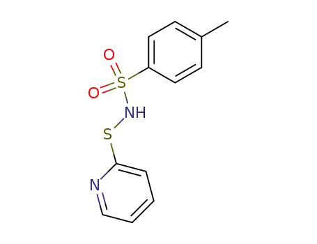Molecular Structure of 87905-16-6 (Benzenesulfonamide, 4-methyl-N-(2-pyridinylthio)-)