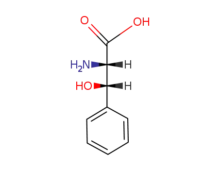 Molecular Structure of 2584-75-0 (DL-BETA-PHENYLSERINE THREO FORM)