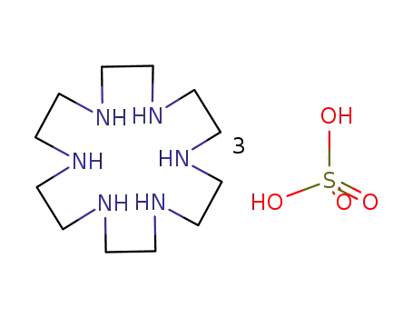 Molecular Structure of 56187-09-8 (HEXACYCLEN TRISULFATE)