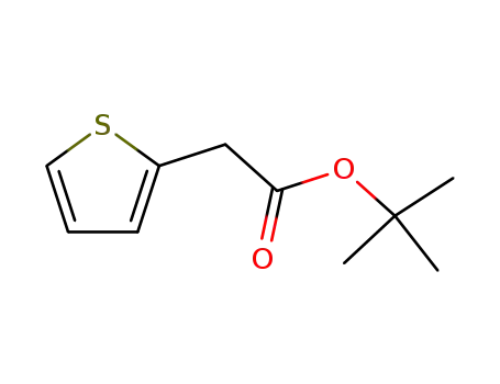 Molecular Structure of 58416-18-5 (tert-butyl 2-(thiophen-2-yl)acetate)