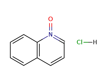 Molecular Structure of 5436-28-2 (Quinoline, 1-oxide, hydrochloride (1:1))