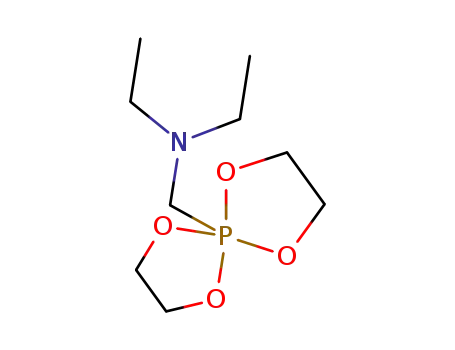 Molecular Structure of 128429-58-3 (5-<(diethylamino)methyl>-1,4,6,9-tetraoxa-5λ<sup>5</sup>-phosphaspiro<4.4>nonane)