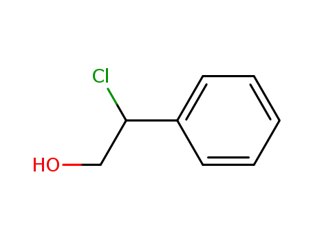 Molecular Structure of 1004-99-5 (2-Phenyl-2-chloroethanol)