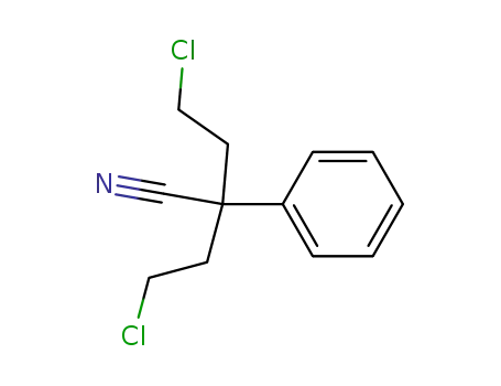 Molecular Structure of 100119-73-1 (1,5-dichloro-3-cyano-3-phenylpentane)