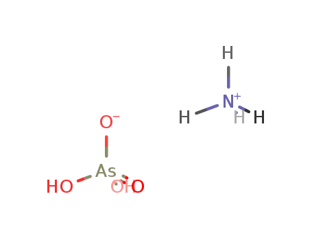 Molecular Structure of 13462-93-6 (AMMONIUM DIHYDROGEN ARSENATE)