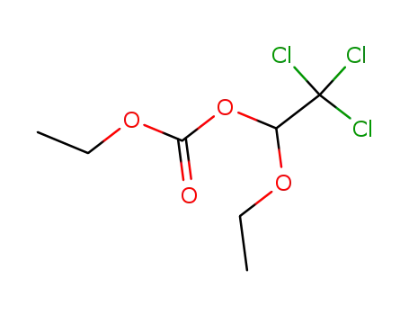 Molecular Structure of 18261-27-3 (2,2,2-trichloro-1-ethoxyethyl ethyl carbonate)