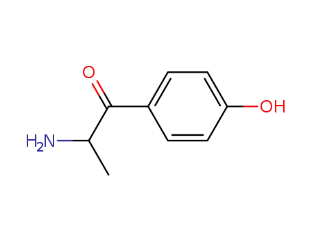 Molecular Structure of 18259-42-2 (2-amino-4'-hydroxypropiophenone)