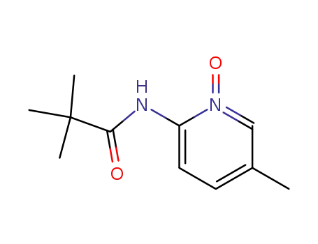 5-methyl-2-pivaloylaminopyridine N-oxide