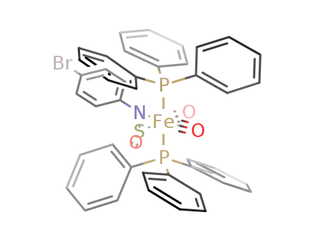 [Fe(triphenylphosphine)2(CO)2(4-BrC<sub>6</sub>H<sub>4</sub>NSO)]