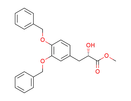 (S)-3-(3,4-Bis-benzyloxy-phenyl)-2-hydroxy-propionic acid methyl ester