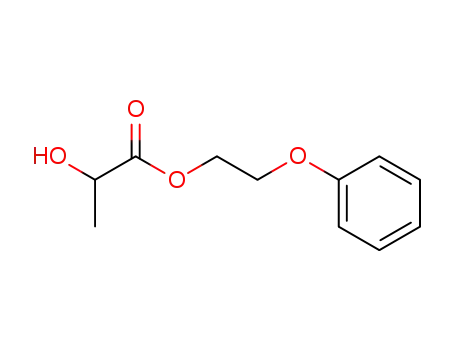Molecular Structure of 6283-84-7 (2-phenoxyethyl 2-hydroxypropanoate)