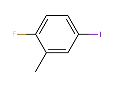 Molecular Structure of 452-68-6 (2-Fluoro-5-iodotoluene)