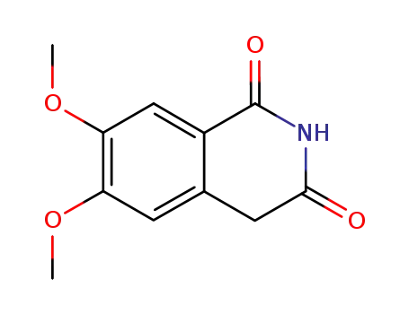 Molecular Structure of 63177-14-0 (1,3(2H,4H)-Isoquinolinedione, 6,7-dimethoxy-)