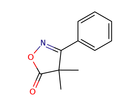 Molecular Structure of 51942-54-2 (3-phenyl-4,4-dimethyl-5-oxo-2-isoxazoline)