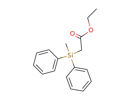 Acetic acid,2-(methyldiphenylsilyl)-, ethyl ester cas  13950-57-7