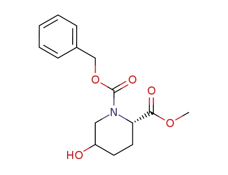 (2R-trans) -5- 하이드 록시 -1,2- 피 페리 딘 디카 르 복실 산 2- 메틸 1- 벤질 에스테르