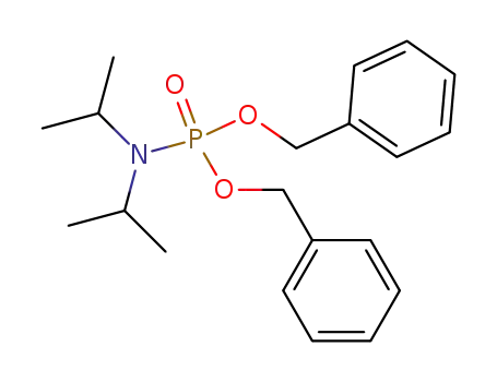 Molecular Structure of 124575-22-0 (dibenzyl N,N-diisopropylphosphoroamidate)