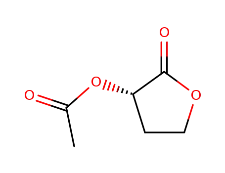 2(3H)-Furanone, 3-(acetyloxy)dihydro-, (3S)-