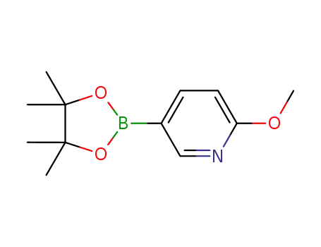 Molecular Structure of 445264-61-9 (2-Methoxyl-5-pyridineboronic acid pinacol ester)