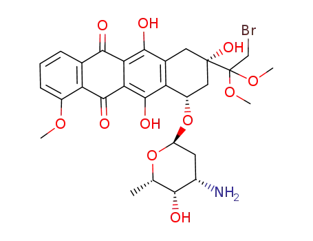 Molecular Structure of 106401-68-7 (Doxorubicin IMpurity B)