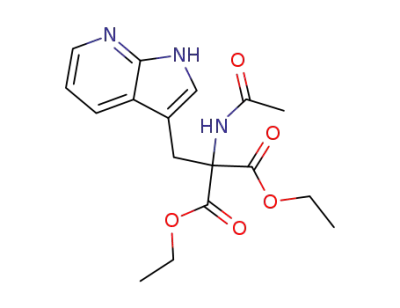 에틸 α-아세트아미도-α-카르베톡시-β-(7-아자-3-인돌릴)프로피오네이트