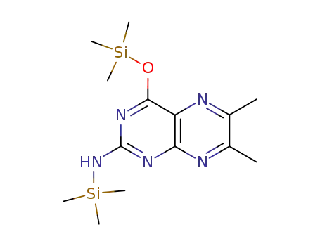 6,7-Dimethyl-N-(trimethylsilyl)-4-(trimethylsilyloxy)pteridin-2-amine
