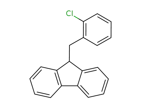 Molecular Structure of 861320-74-3 (9-(2-chlorobenzyl)-9H-fluorene)