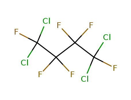 Molecular Structure of 72765-11-8 (Butane, 1,1,4,4-tetrachloro-1,2,2,3,3,4-hexafluoro-)
