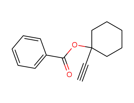 Molecular Structure of 23293-77-8 (Cyclohexanol, 1-ethynyl-, 1-benzoate)