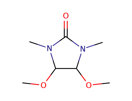 Molecular Structure of 13464-10-3 (4,5-dimethoxy-1,3-dimethylimidazolidin-2-one)