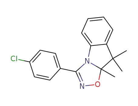 9,9,9a-trimethyl-3-(4'-chlorophenyl)-1,2,4-oxadiazolo<4,5-a>indoline