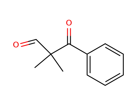Molecular Structure of 1750-74-9 (2,2-DIMETHYL-3-OXO-3-PHENYLPROPANAL)