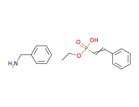 Molecular Structure of 122954-29-4 (benzylammonium O-ethylstyrylphosphonate)