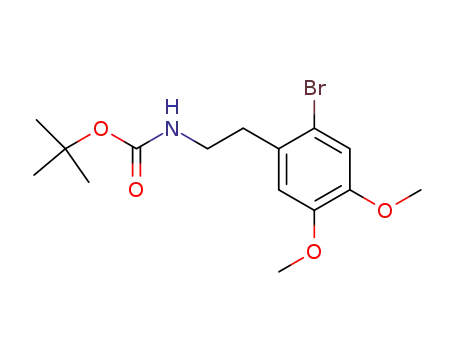 tert-butyl 2-(2-bromo-4,5-dimethoxyphenyl)ethylcarbamate