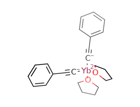 Molecular Structure of 727679-11-0 (bis(phenylethynyl)ytterbium(II) tetrahydrofuranate)
