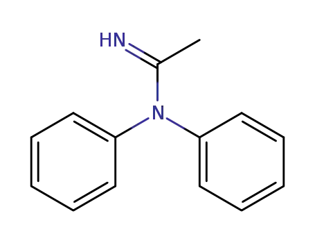Molecular Structure of 71607-45-9 (N,N-diphenylacetamidine)
