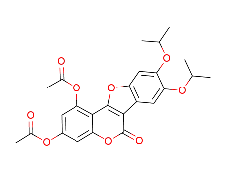 1,3-diacetoxy-8,9-diisopropyloxy-benzo[4,5]furo[3,2-c]chromen-6-one