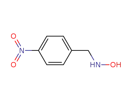Molecular Structure of 2912-97-2 (Benzenemethanamine,  N-hydroxy-4-nitro-)