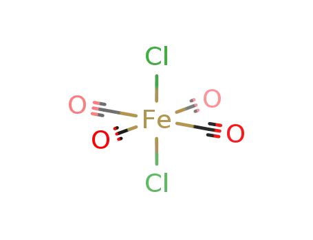 Molecular Structure of 21475-90-1 (cis-[Fe(CO)4Cl<sub>2</sub>])