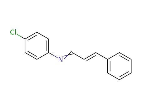 Molecular Structure of 52944-36-2 (Benzenamine, 4-chloro-N-[(2E)-3-phenyl-2-propenylidene]-)