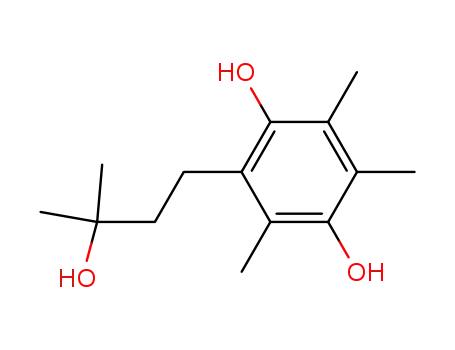 Molecular Structure of 67120-56-3 (2.3.5-trimethyl-6-(3-hydroxy-3-methyl-butyl)-hydroquinone)