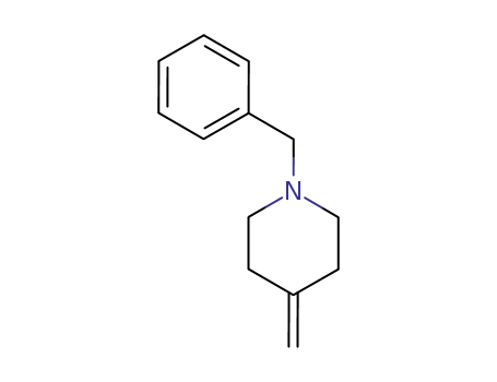 Molecular Structure of 109105-86-4 (Piperidine, 4-methylene-1-(phenylmethyl)-)