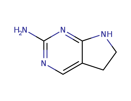 1H-Pyrrolo[2,3-d]pyrimidin-2-amine, 5,6-dihydro- (9CI)