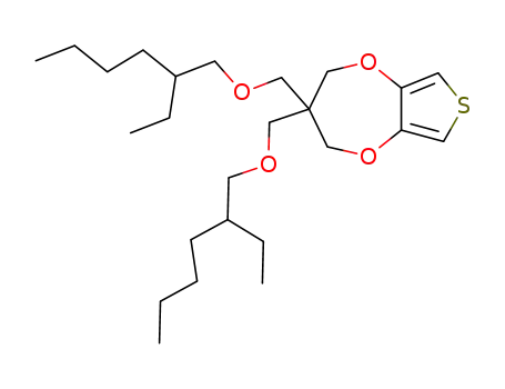 Molecular Structure of 634591-75-6 (3,3-Bis-(2-ethyl-hexyloxymethyl)-3,4-dihydro-2H-thieno[3,4-b][1,4]dioxepine)