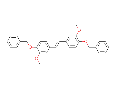 1,1'-bis(3-methoxy-4-benzyloxy)-(E)-stilbene