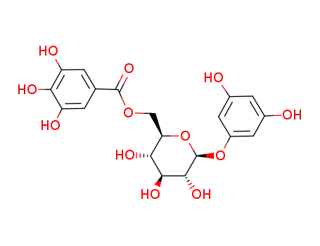 6-galloyl-1-O-(phloroglucinol)-glucopyranose