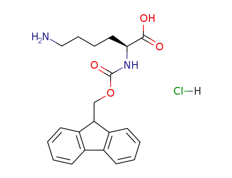 Molecular Structure of 139262-23-0 (Nalpha-Fmoc-L-lysine hydrochloride)
