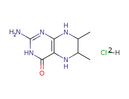 Molecular Structure of 945-43-7 (2-AMINO-6,7-DIMETHYL-4-HYDROXY-5,6,7,8-TETRAHYDROPTERIDINE MONOHYDROCHLORIDE)