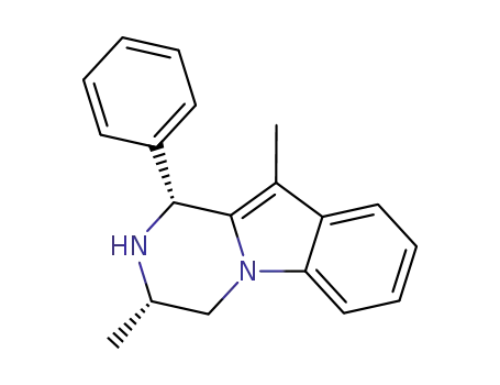 cis-1,2,3,4-tetrahydro-1-phenyl-3,10-dimethylpyrazino<1,2-a>indole