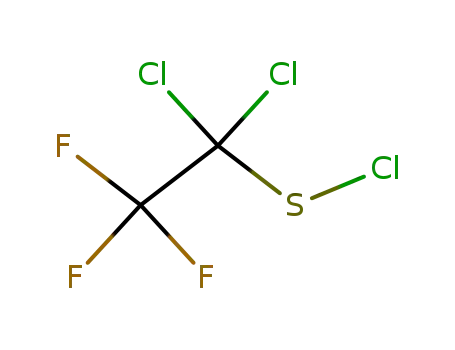 Molecular Structure of 57159-99-6 (Ethanesulfenyl chloride, 1,1-dichloro-2,2,2-trifluoro-)